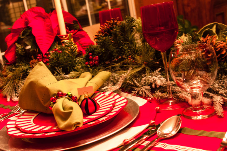 Our Christmas Eve Tablescape – A Real Life Housewife